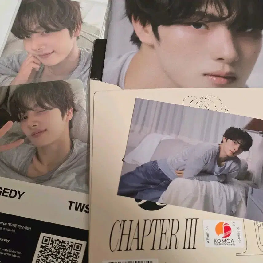 [BUNJANG] TWS NO TRAGEDY Compact Version Blush Youngjae Full Set / 투어스 NO TRAGEDY 컴팩트 버전 BLUSH 영재 풀셋