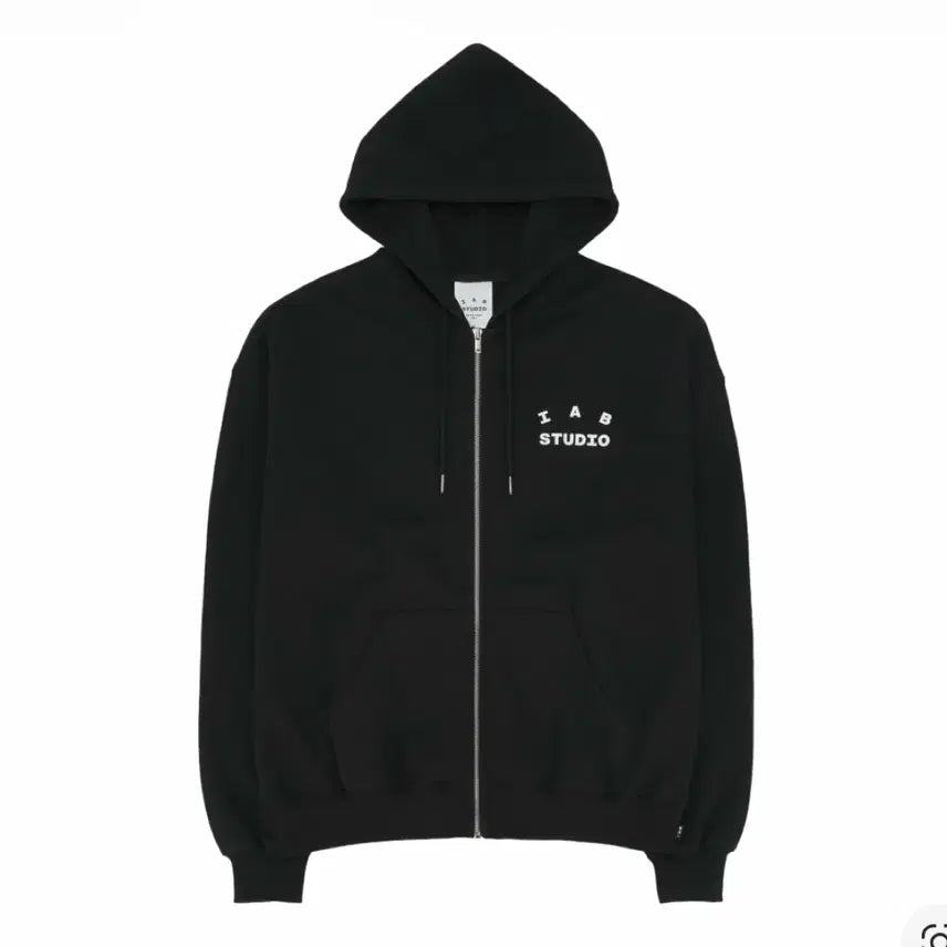 [SOLD OUT] 아이앱 스튜디오 후드 집업 블랙 - 26SS S