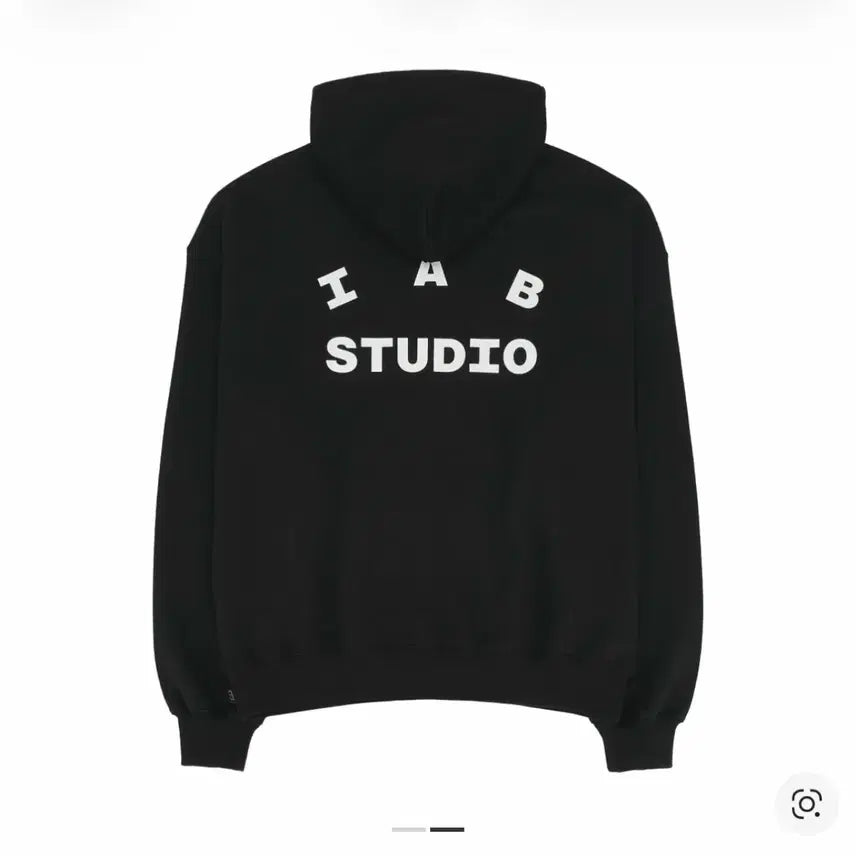 [SOLD OUT] 아이앱 스튜디오 후드 집업 블랙 - 26SS S