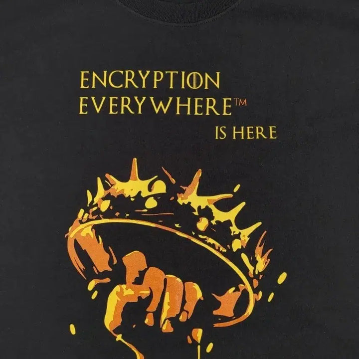 [BUNJANG] DigiCert Encryption T-Shirt Large / 디지서트 엔크랩션 반팔 티셔츠  L