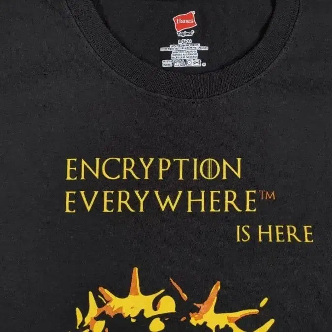 [BUNJANG] DigiCert Encryption T-Shirt Large / 디지서트 엔크랩션 반팔 티셔츠  L