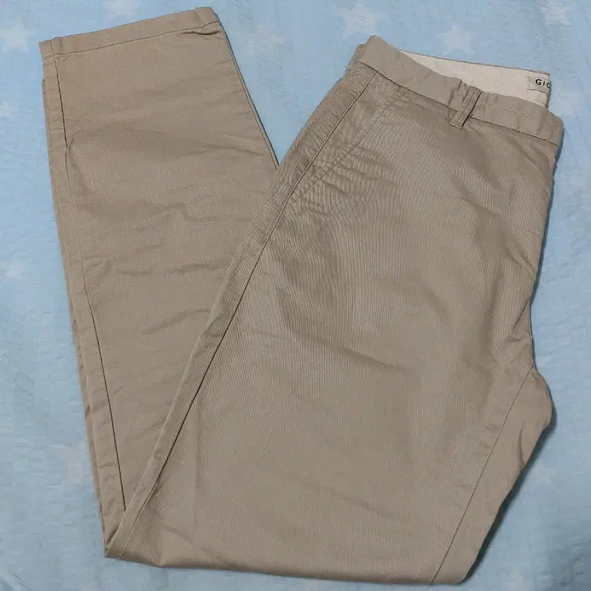 [BUNJANG] Giordano Cotton Pants Beige / 지오다노 면바지 (미사용)