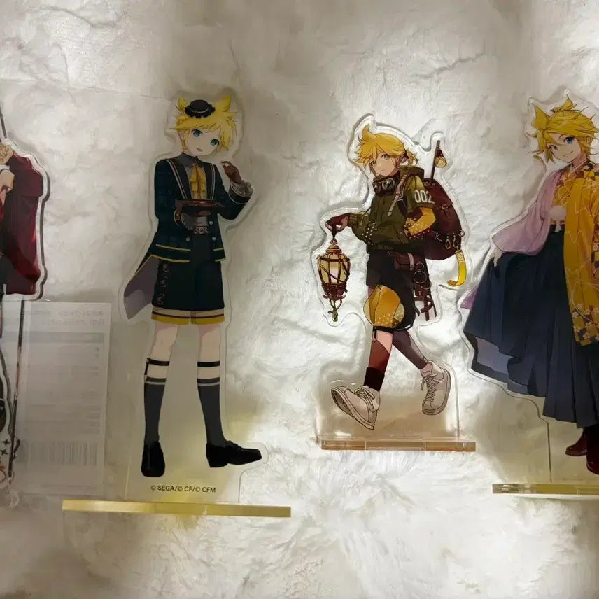 [BUNJANG] Kagamine Len 4-Set Acrylic Stand Bundle / 카가미네 렌 아크릴 스탠드 4종 일괄