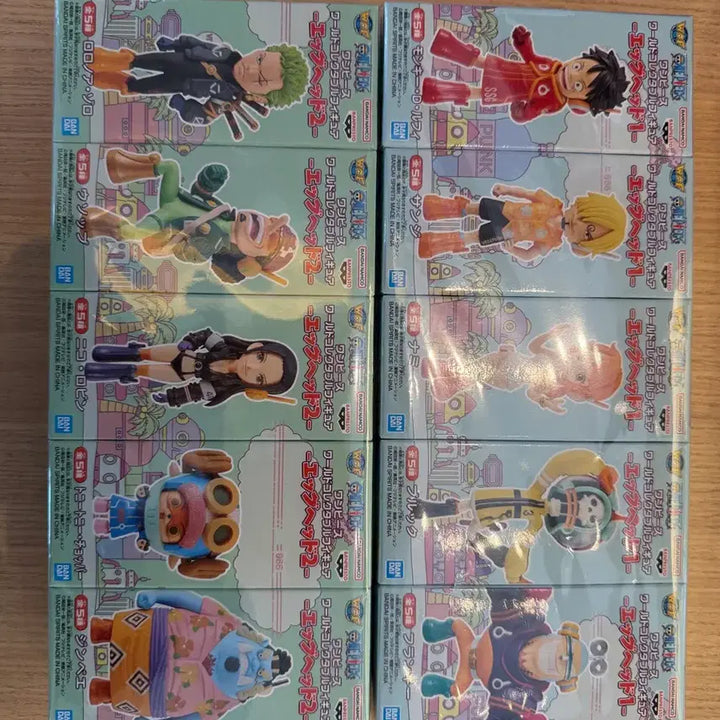 [BUNJANG] One Piece World Collectable Egghead Figure Set / 원피스 월드 콜렉터블 에그헤드 피규어