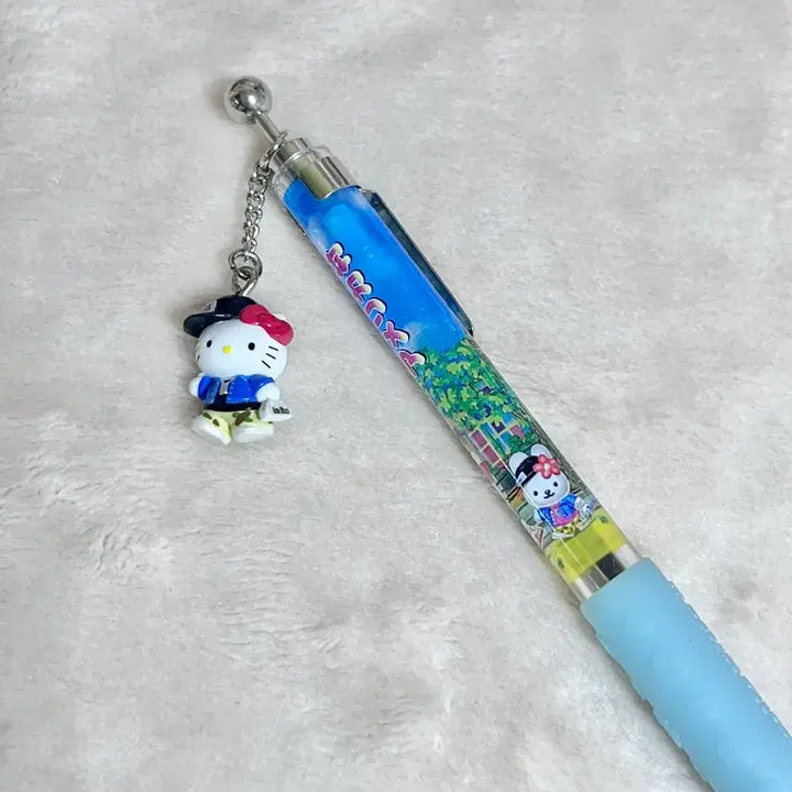 [BUNJANG] Hello Kitty Hip Hop Style Ballpoint Pen Keychain / 힙합 키티스트랩 볼펜 키링 고전키티 헬로키티 양키 양아치 아메리카