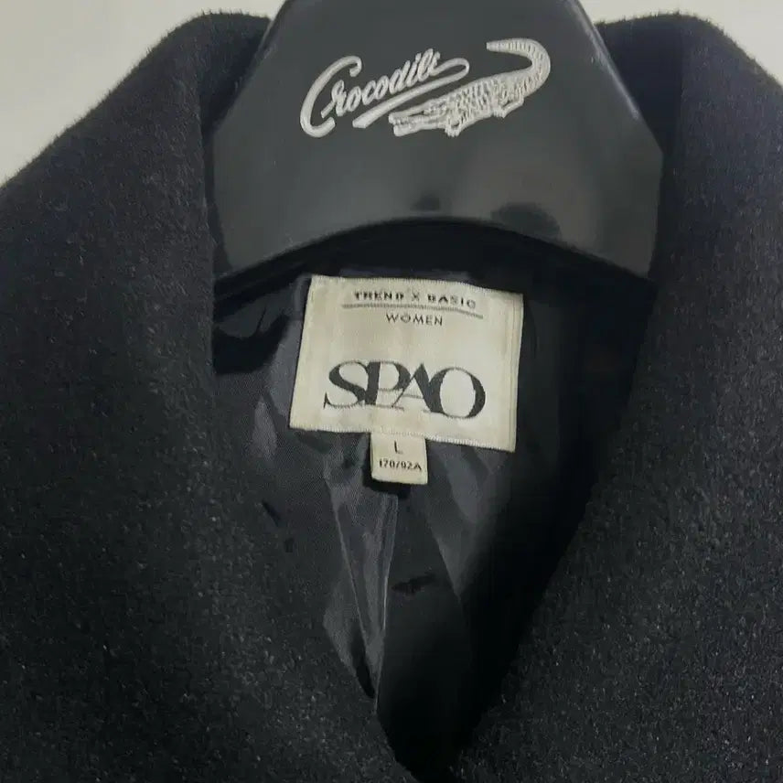 [BUNJANG] SPAO Long Coat Black L / 스파오 롱코트 L