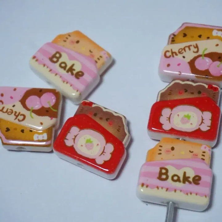 [BUNJANG] DIY Cookie Shaped Hello Kitty Charm Beads / DIY 쿠키모양 키티 귀요미 비즈