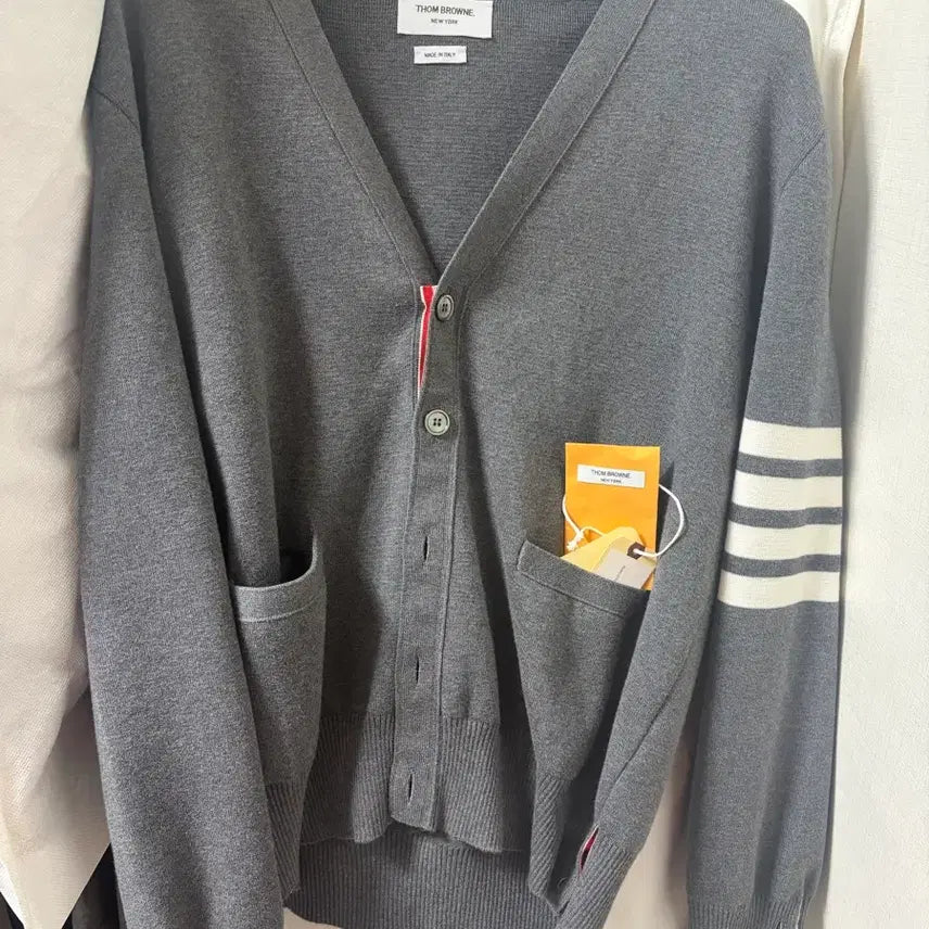 [BUNJANG] Thom Browne Milano Stitch Cardigan Grey / Thom Browne 톰브라운 밀라노스티치 가디건 그레이