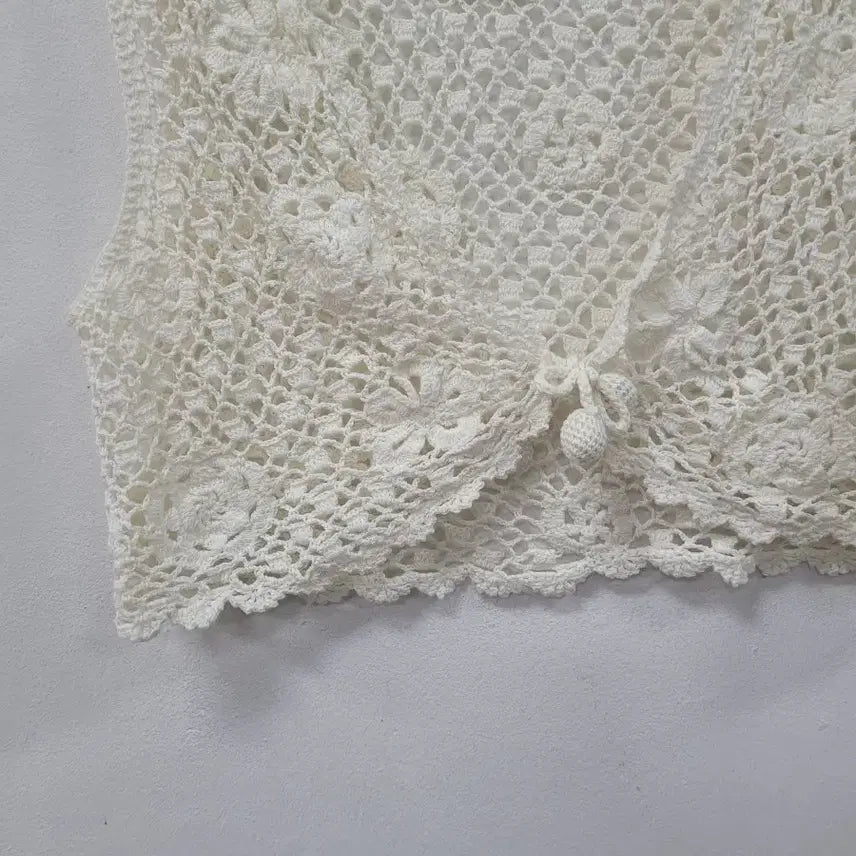 [BUNJANG] Porsche Knit Vest Ivory / 코르쉐 조끼