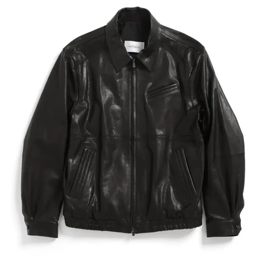 [BUNJANG] Hatching Room Stitch Volume Leather Jacket / (구매) 해칭룸 스티치 볼륨 레더 자켓 3~4 사이즈