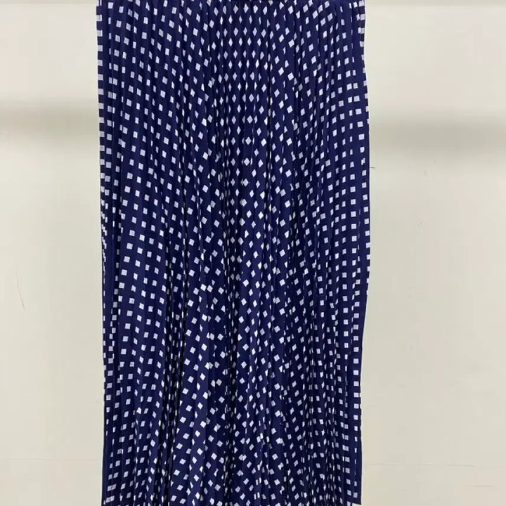 [BUNJANG] Retro Style Pleated Long Skirt / [자주] 새상품 복고스타일 플리츠밴딩 롱 스커트 ( 허리:29-30)