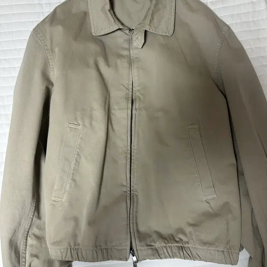 [BUNJANG] Zara Washed Cotton Regular Fit Jacket Beige M / 자라 레귤러 핏 워싱 코튼 재킷 베이지 m사이즈 팝니다