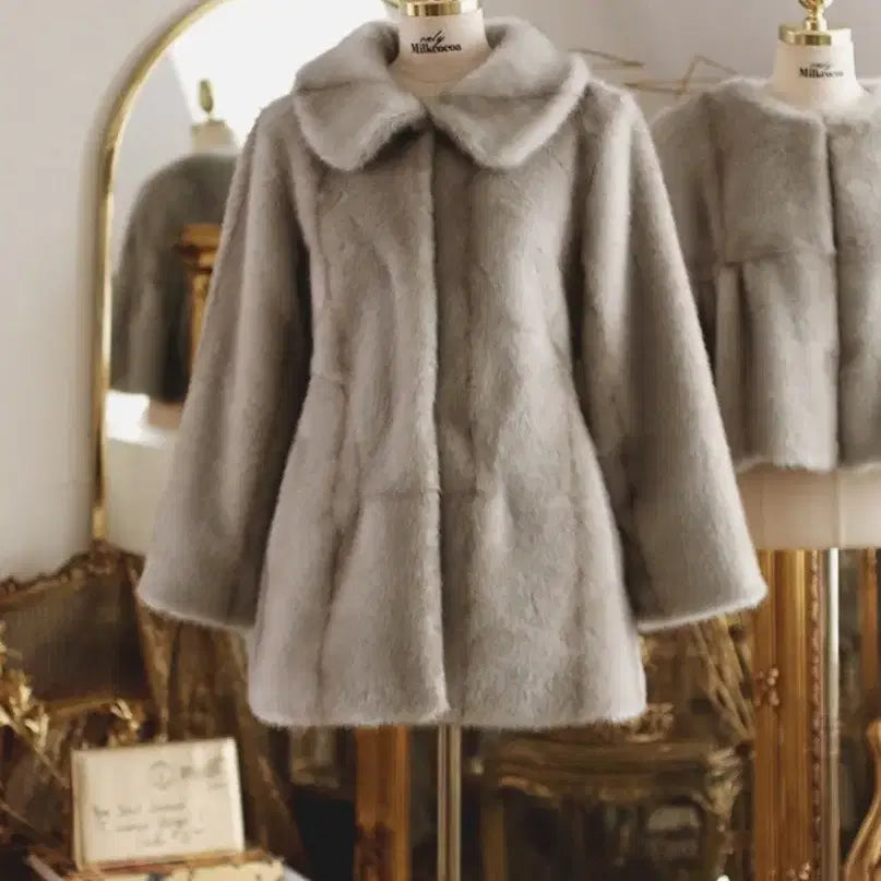 [BUNJANG] Milkcocoa Handmade Coat Beige / (새상품 택있음)밀크코코아 제작 코트