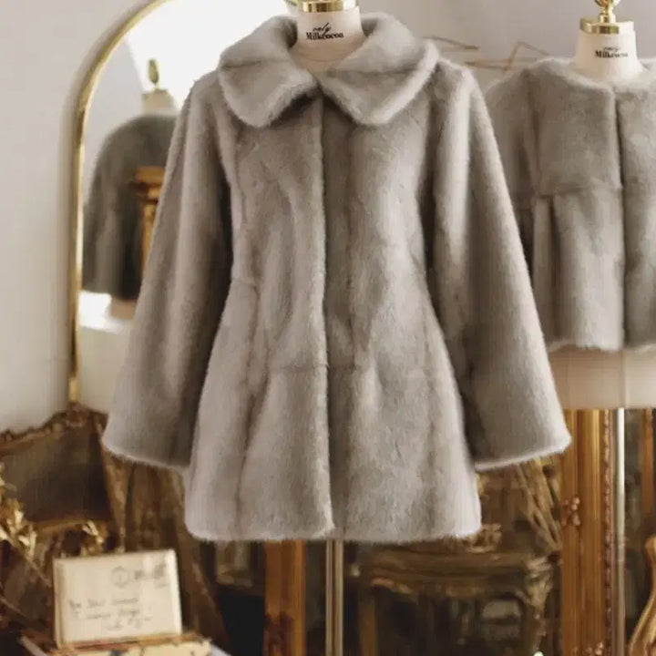 [BUNJANG] Milkcocoa Handmade Coat Beige / (새상품 택있음)밀크코코아 제작 코트
