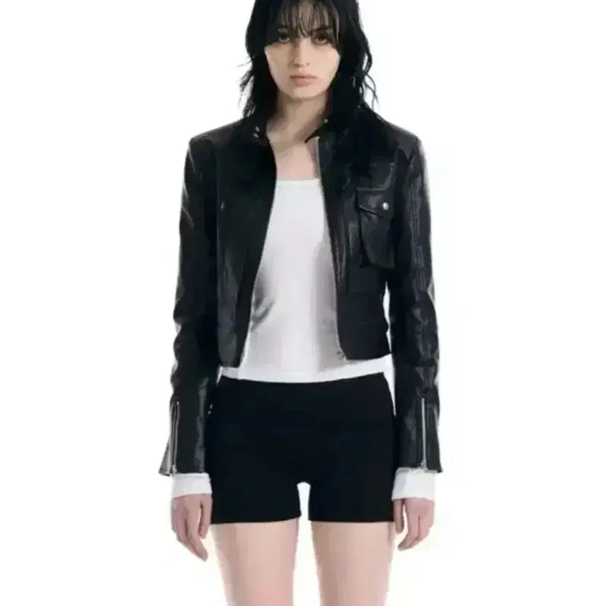 [BUNJANG] Bohemian Seoul Patch Biker Jacket / 보헤미안서울 패치바이커자켓