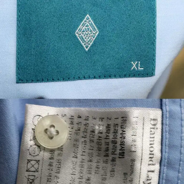 [BUNJANG] Diamond Layer Shirt 105XL / 다이아몬드레이라 셔츠 105XL