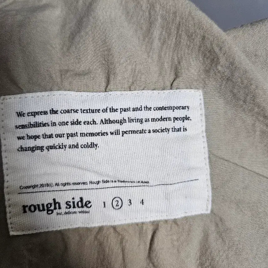 [BUNJANG] Roughside 25FW Regular Chino Khaki Beige / 러프사이드 25fw 레귤러 치노 카키베이지
