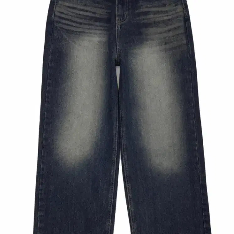 [BUNJANG] Indigo Wide Denim Pants / 진청 인디고 와이드 데님 팬츠 (와르)