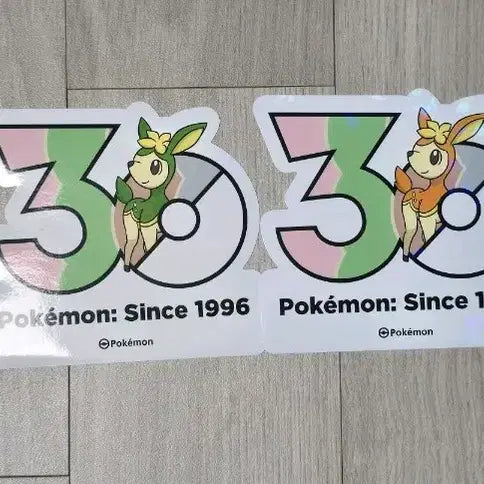 [BUNJANG] Pokemon 30th Anniversary Sticker Set / 포켓몬 30주년 스티커 사철록 4종세트