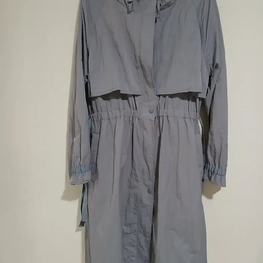 [BUNJANG] Hooded Long Trench Coat / 후드 롱 트렌치 코트 66~77  미착용