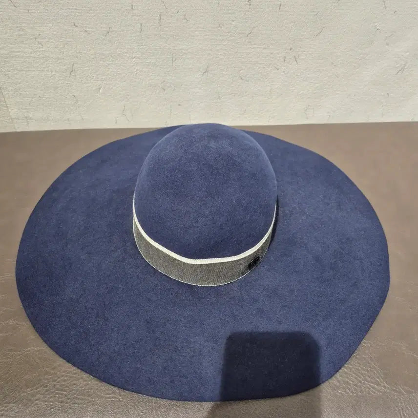 [BUNJANG] MICHEL Wide Brim Navy Floppy Hat / MICHEL 모자 챙 넓은 네이비 플로피햇