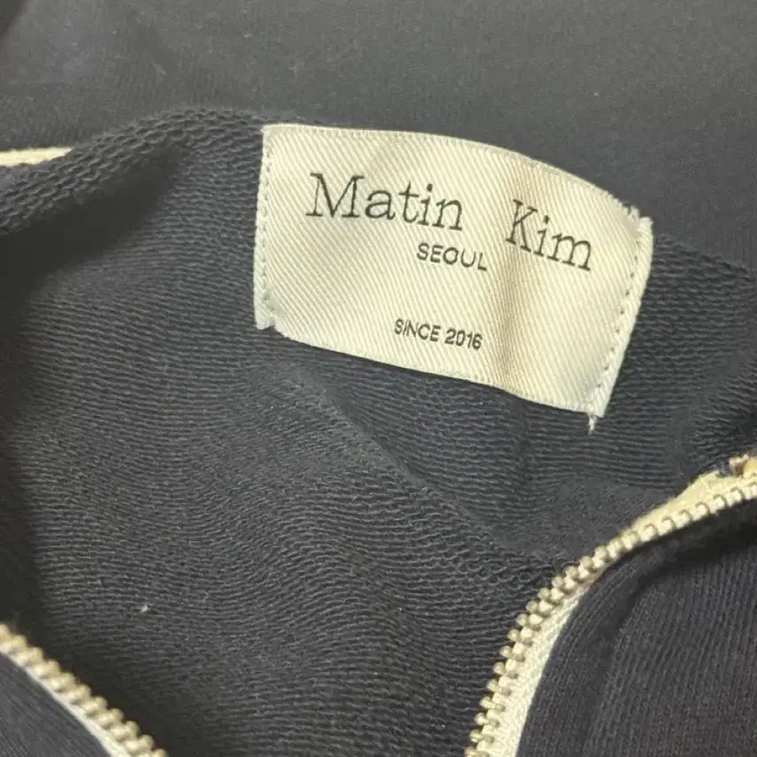 [BUNJANG] Matinkim Half Zip-Up Sweatshirt L / 마뗑킴 하프집업 맨투맨L