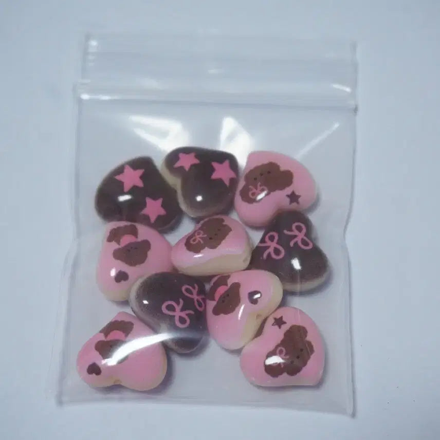 [BUNJANG] Heart Shape Cute DIY Beads / DIY 하트모양 귀요미 비즈