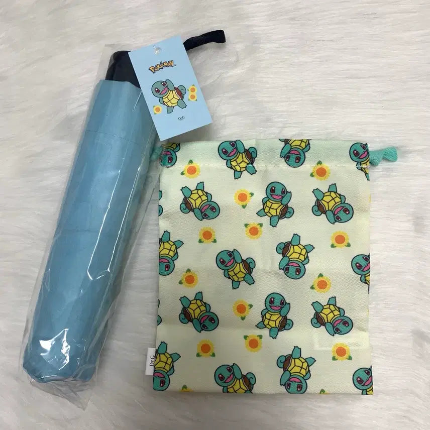 [BUNJANG] Dr.G Pokemon Squirtle Umbrella + Pouch Set / 새상품) 닥터지 포켓몬 꼬부기 우산+파우치 올리브영