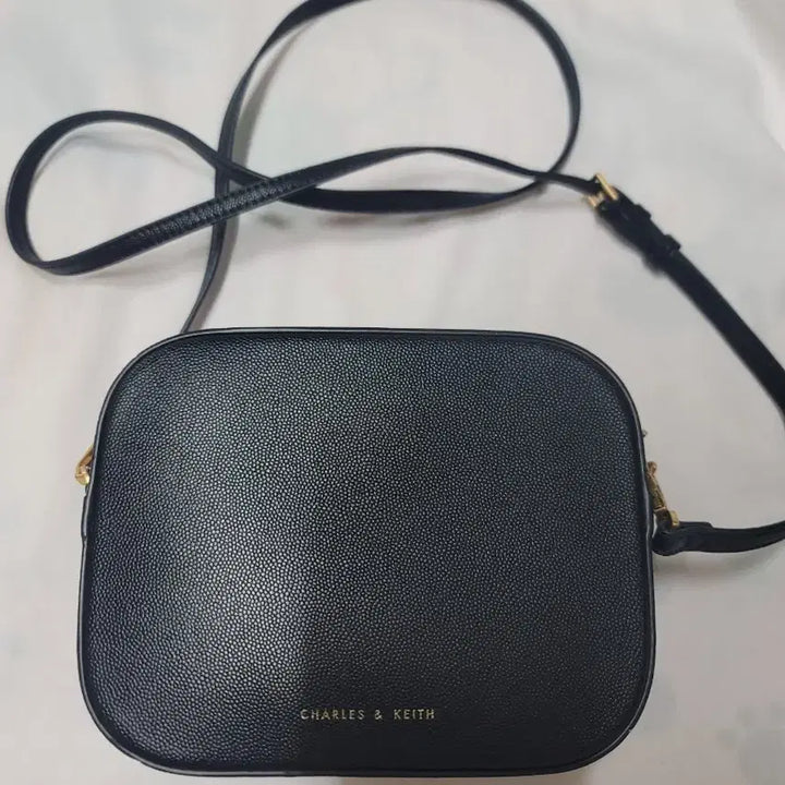 [BUNJANG] Charles &amp; Keith Black Mini Crossbody Bag / 찰스앤키스 블랙 미니 크로스백
