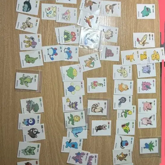 [BUNJANG] Pokemon Stickers Bundle Set / 포켓몬 띠부씰 일괄