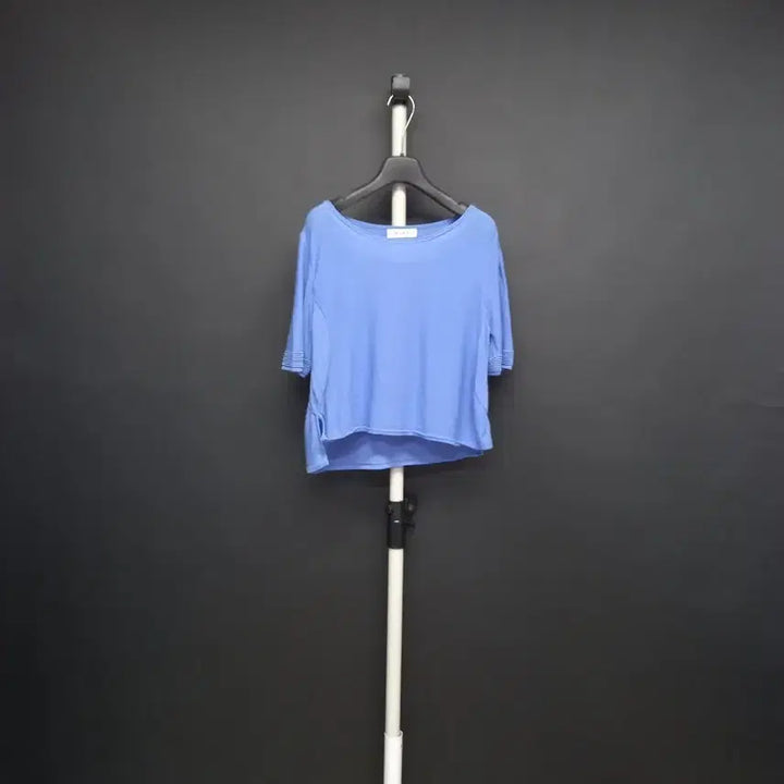 [BUNJANG] Mine Rayon Short Knit Blouse Free Size / 마인 춘하 레이온 숏 니트블라우스 F 33-55