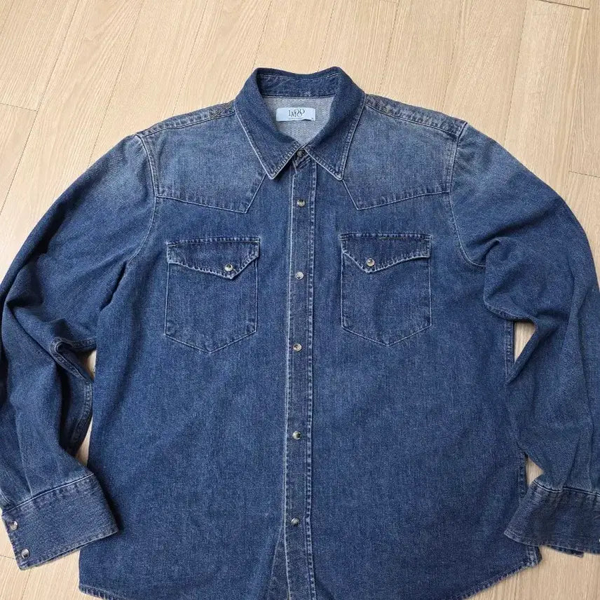 [BUNJANG] Ellude Bad Guy Denim Shirt / 엘무드 배드가이 청셔츠