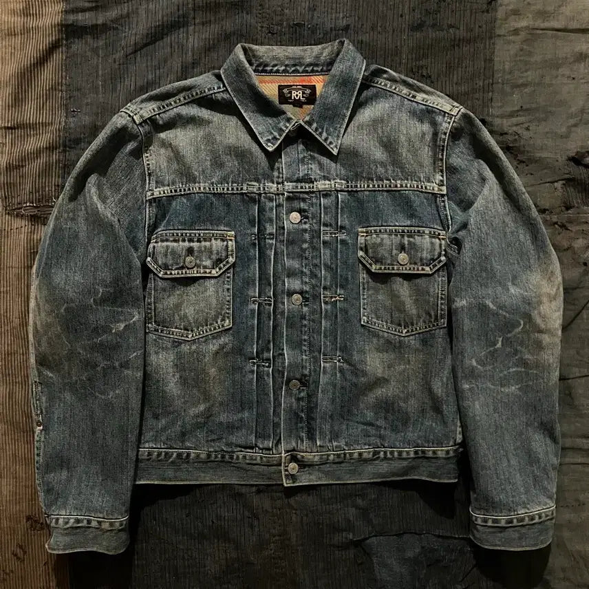 [BUNJANG] RRL 2nd Gen Blanket Selvedge Denim Jacket / 00s 빈티지 더블알엘 RRL 2세대 블랭킷 셀비지 데님 자켓