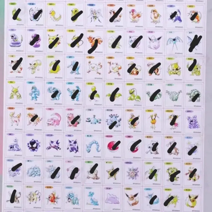 [BUNJANG] Pokemon 30th Anniversary Stickers / 포켓몬30주년 띠부씰 교환합니다