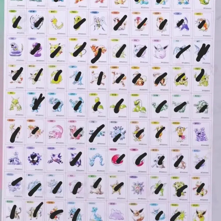 [BUNJANG] Pokemon 30th Anniversary Stickers / 포켓몬30주년 띠부씰 교환합니다