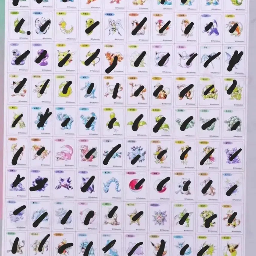 [BUNJANG] Pokemon 30th Anniversary Stickers / 포켓몬30주년 띠부씰 교환합니다
