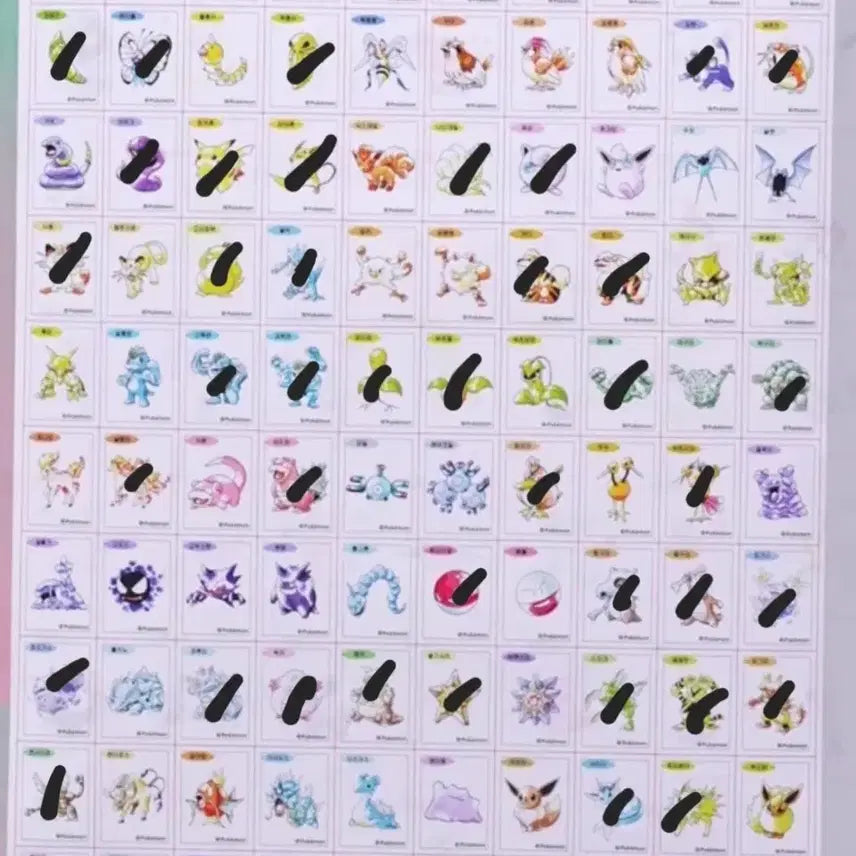 [BUNJANG] Pokemon 30th Anniversary Stickers / 포켓몬30주년 띠부씰 교환합니다