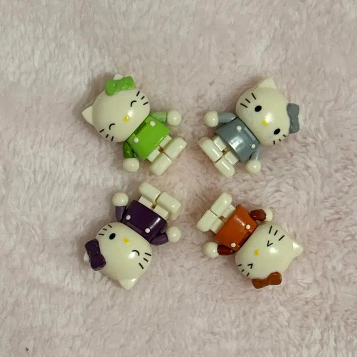 [BUNJANG] Hello Kitty Classic Figure Keychain Bundle Set / 일괄) 고전 헬로키티 랜덤 피규어 키링 세트