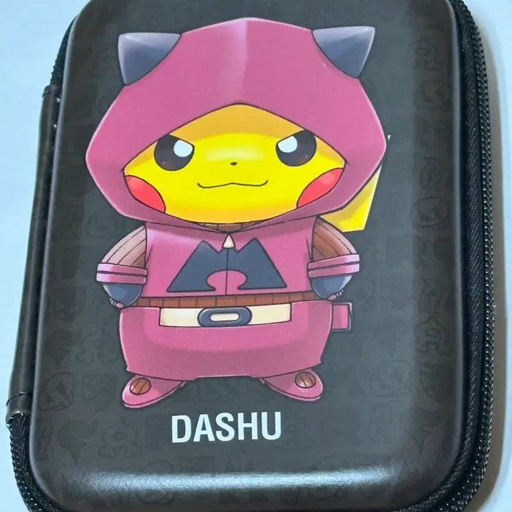 [BUNJANG] Pokémon Pikachu Villain Costume Pouch, Squirtle Luggage Tag, and Sticker Set / 올리브영 포켓몬 피카츄 빌런 코스튬 파우치, 꼬부기 러기지택, 스티커