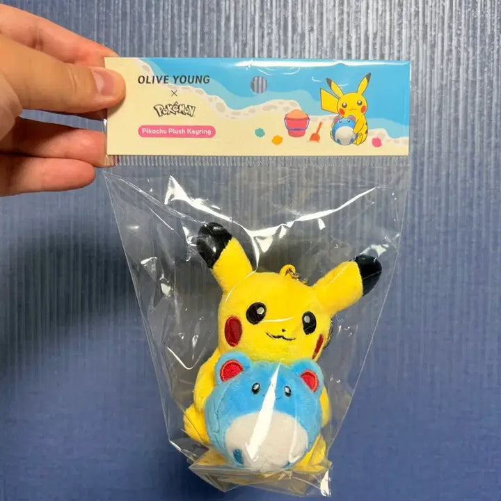 [BUNJANG] Pokemon Pikachu Plush Toy with Pokemon Card / 포켓몬스터 올리브영피카츄 피카츄인형 포켓몬카드