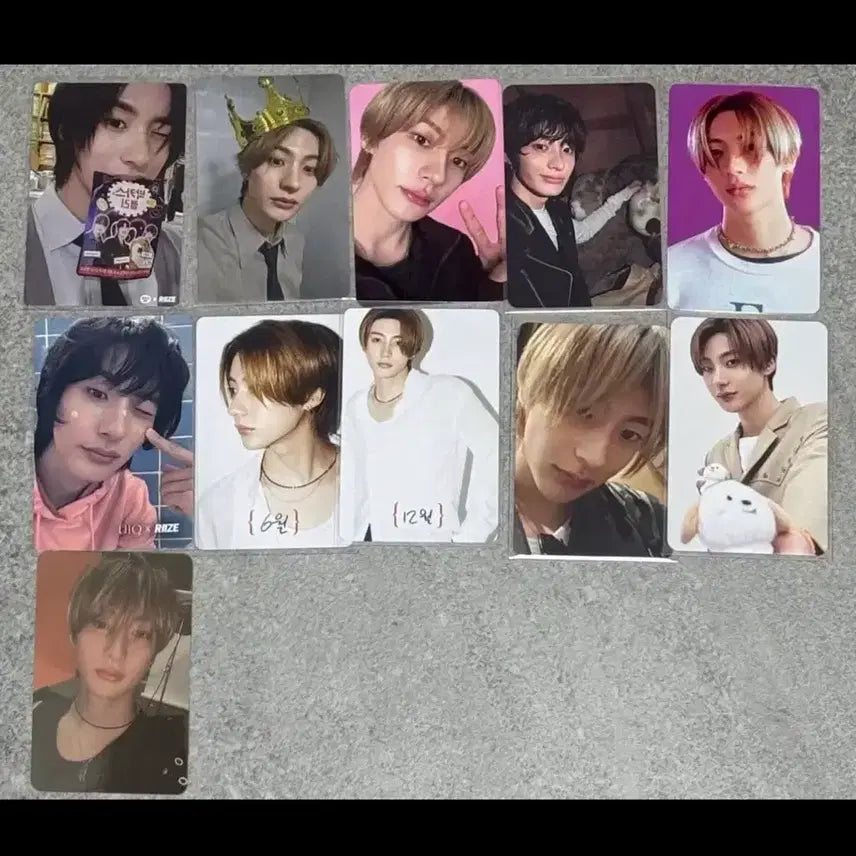 [BUNJANG] RIIZE Anton Bundle Set Photocard / 라이즈 앤톤 포카 일괄