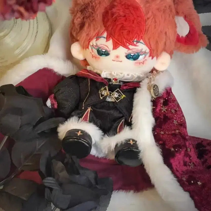 [BUNJANG] 20cm Gothic Style Doll Clothes Red Version / 왕자옷 고딕풍 솜깅옷 솜인형옷 인형옷 누이옷 20cm