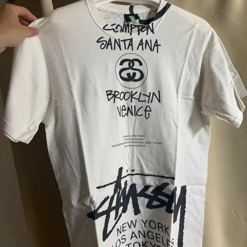[BUNJANG] Stussy x The Soloist. Takahiro Miyashita 40th Anniversary T-Shirt / 스투시 솔로이스트 40주년 반팔 타카히로미야시타