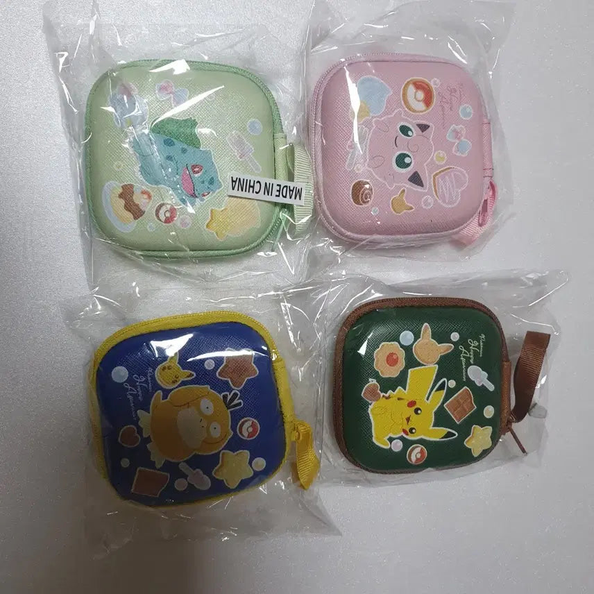 [BUNJANG] Milit Pokemon Set (4 types: Jigglypuff, Pikachu, Psyduck, Bulbasaur) / 밀잇 포켓몬 푸린 피카츄 고라파덕 이상해씨 4종 세트