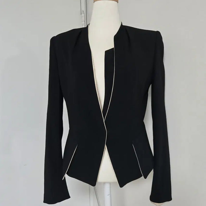 [BUNJANG] TIME Black Split Summer Jacket / TIME 타임 블랙 트임 여름 자켓