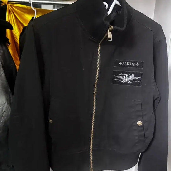 [BUNJANG] AAKAM Black Logo Patch Jacket / AAKAM 자켓