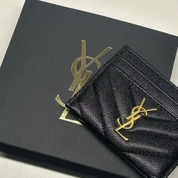 [BUNJANG] Saint Laurent Card Wallet / 입생로랑 카드지갑
