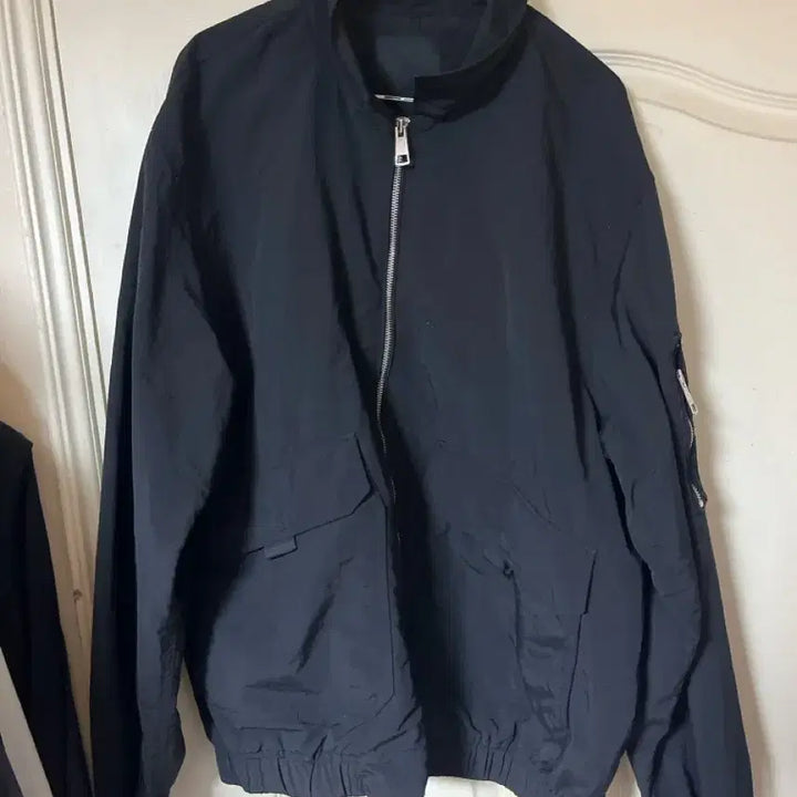 [BUNJANG] TBJ Black Bomber Jacket / TBJ 블랙 봄버 자켓 점퍼