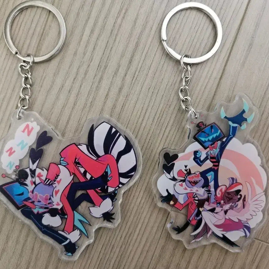 [BUNJANG] Helluva Boss Season 2 Package Valentino, Vox, Velvet Keyring Set / [해즈빈호텔] 시즌2패키지 키링 발렌티노,복스,벨벳 VEES