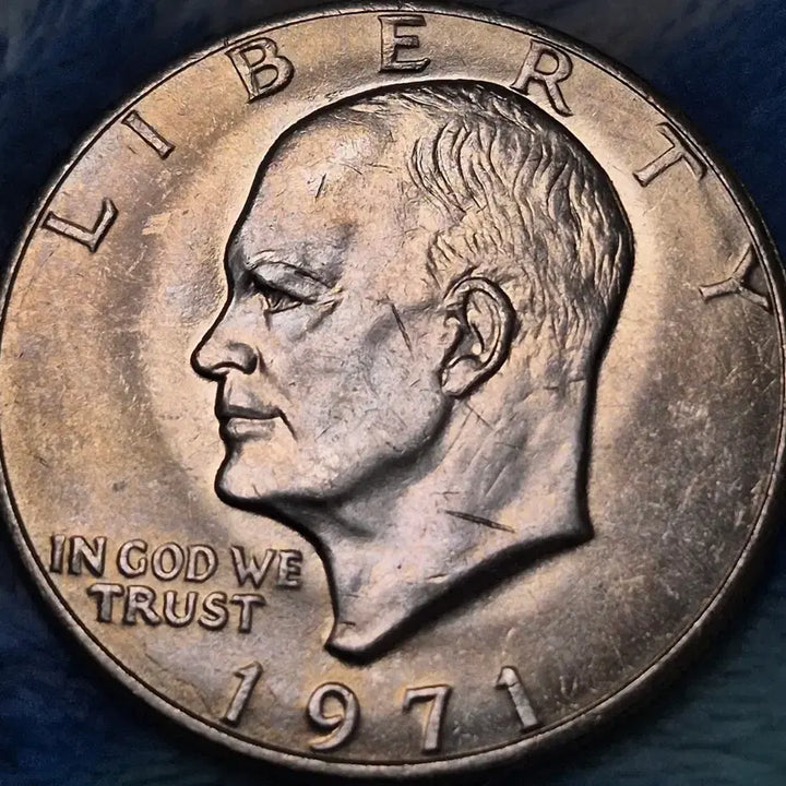 [BUNJANG] 1971 Eisenhower Dollar Coin (Uncirculated) / 1971년 P아이젠하워 달러 주화 (미사용)